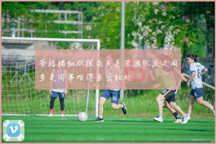 蒂格揭秘双探花关系深浅队友之间多是同事难得亲密相处